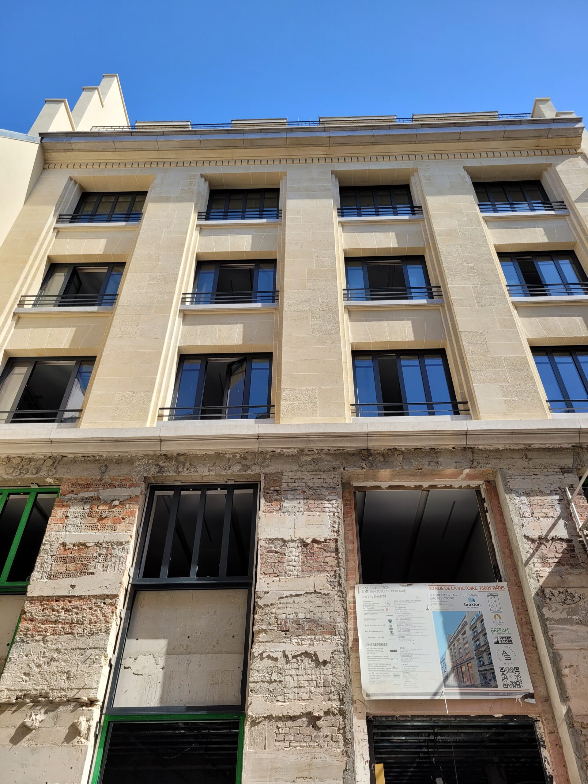chantier stores rouleaux Victoire